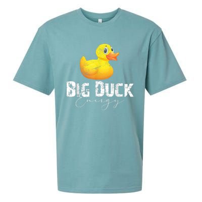 Big Duck Energy Yellow Rubber Duck Lover Sueded Cloud Jersey T-Shirt