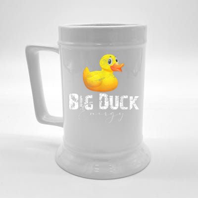 Big Duck Energy Yellow Rubber Duck Lover Beer Stein