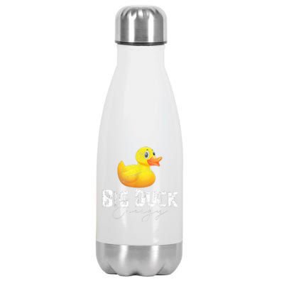 Big Duck Energy Yellow Rubber Duck Lover Stainless Steel Insulated Water Bottle