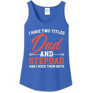 Best Dad Ever Papa Daddy Fatherhood Fathers Day Great Gift Ladies Essential Tank