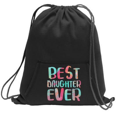 Best Daughter Ever Mother's Day Sweatshirt Cinch Pack Bag