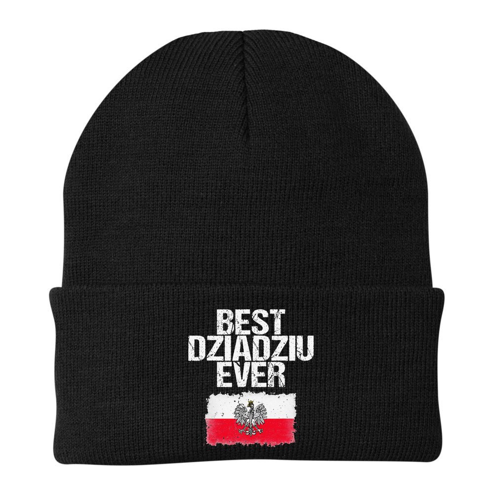 Best Dziadziu Ever Fathers Day Polish Grandpa Gift Beanie