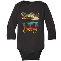 Big Dock Energy Summer Cottage Vacation Lake Life Baby Long Sleeve Bodysuit