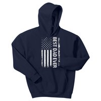 Best Dad Ever USA Flag Dad Gifts Kids Hoodie