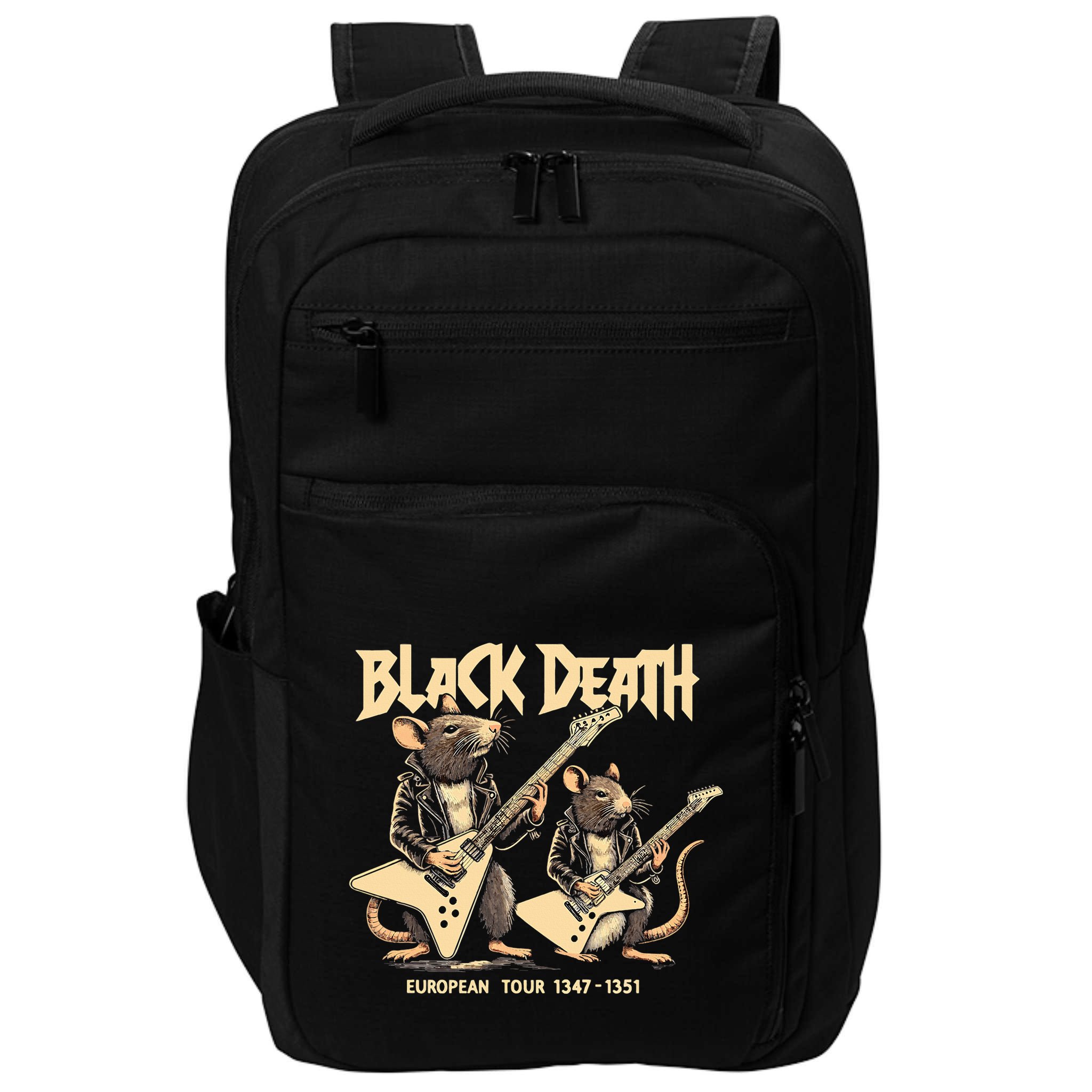 Black Death European Ren Faire Medieval History Goth Impact Tech Backpack