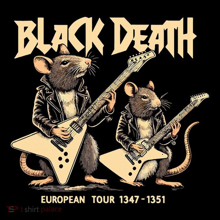 Black Death European Ren Faire Medieval History Goth Premium T-Shirt