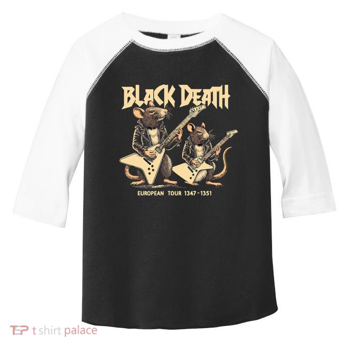 Black Death European Ren Faire Medieval History Goth Toddler Fine Jersey T-Shirt
