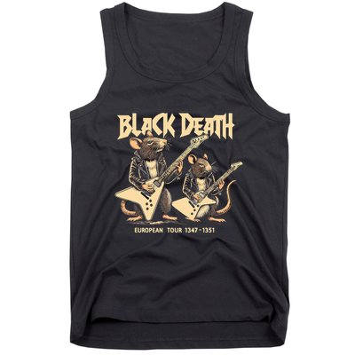Black Death European Ren Faire Medieval History Goth Tank Top