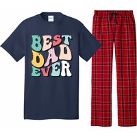 Best Dad Ever Fathers Day Groovy Men Daddy Gifts Pajama Set