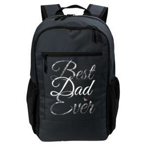 Best Dad Ever Tee Cute Fathers Day Gift Cool Gift Daily Commute Backpack