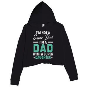 Best Dad Ever Papa Daddy Fatherhood Fathers Day Gift Crop Fleece Hoodie