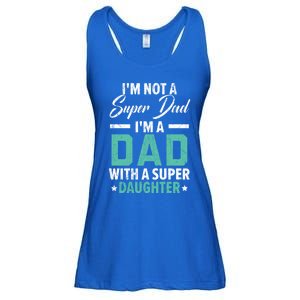 Best Dad Ever Papa Daddy Fatherhood Fathers Day Gift Ladies Essential Flowy Tank