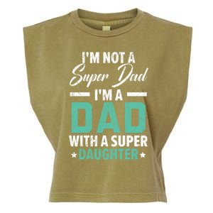 Best Dad Ever Papa Daddy Fatherhood Fathers Day Gift Garment-Dyed Women's Muscle Tee