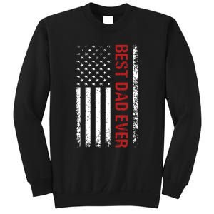 Best Dad Ever USA Flag Dad Gifts Sweatshirt