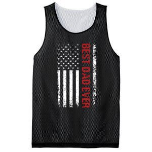 Best Dad Ever USA Flag Dad Gifts Mesh Reversible Basketball Jersey Tank