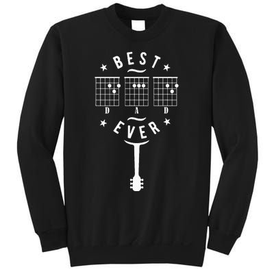 Best Dad Ever Guitar Dad Guitar Chord Sweatshirt