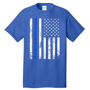 Best Daughterinlaw Ever Retro American Flag Son Gift Tall T-Shirt