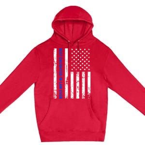 Best Daughterinlaw Ever Retro American Flag Son Gift Premium Pullover Hoodie