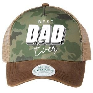 Best Dad Ever Retro Gift Legacy Tie Dye Trucker Hat