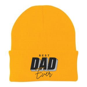 Best Dad Ever Retro Gift Knit Cap Winter Beanie