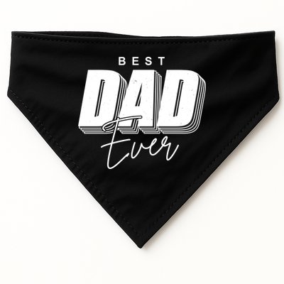 Best Dad Ever Retro Gift USA-Made Doggie Bandana
