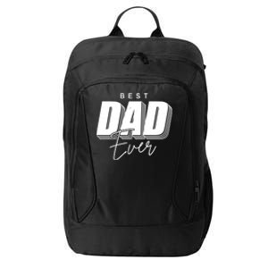 Best Dad Ever Retro Gift City Backpack