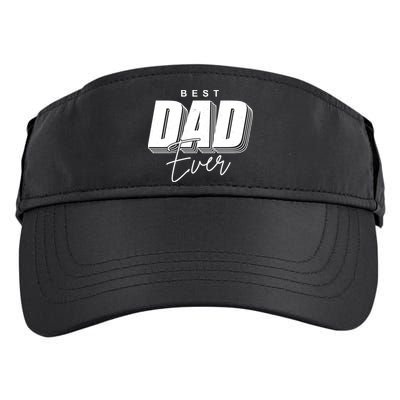 Best Dad Ever Retro Gift Adult Drive Performance Visor