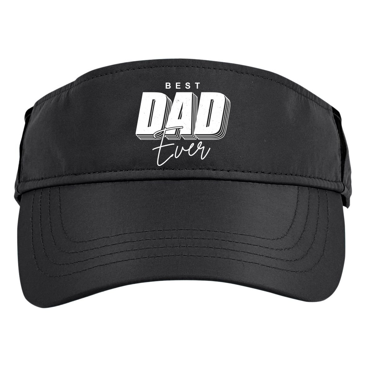 Best Dad Ever Retro Gift Adult Drive Performance Visor