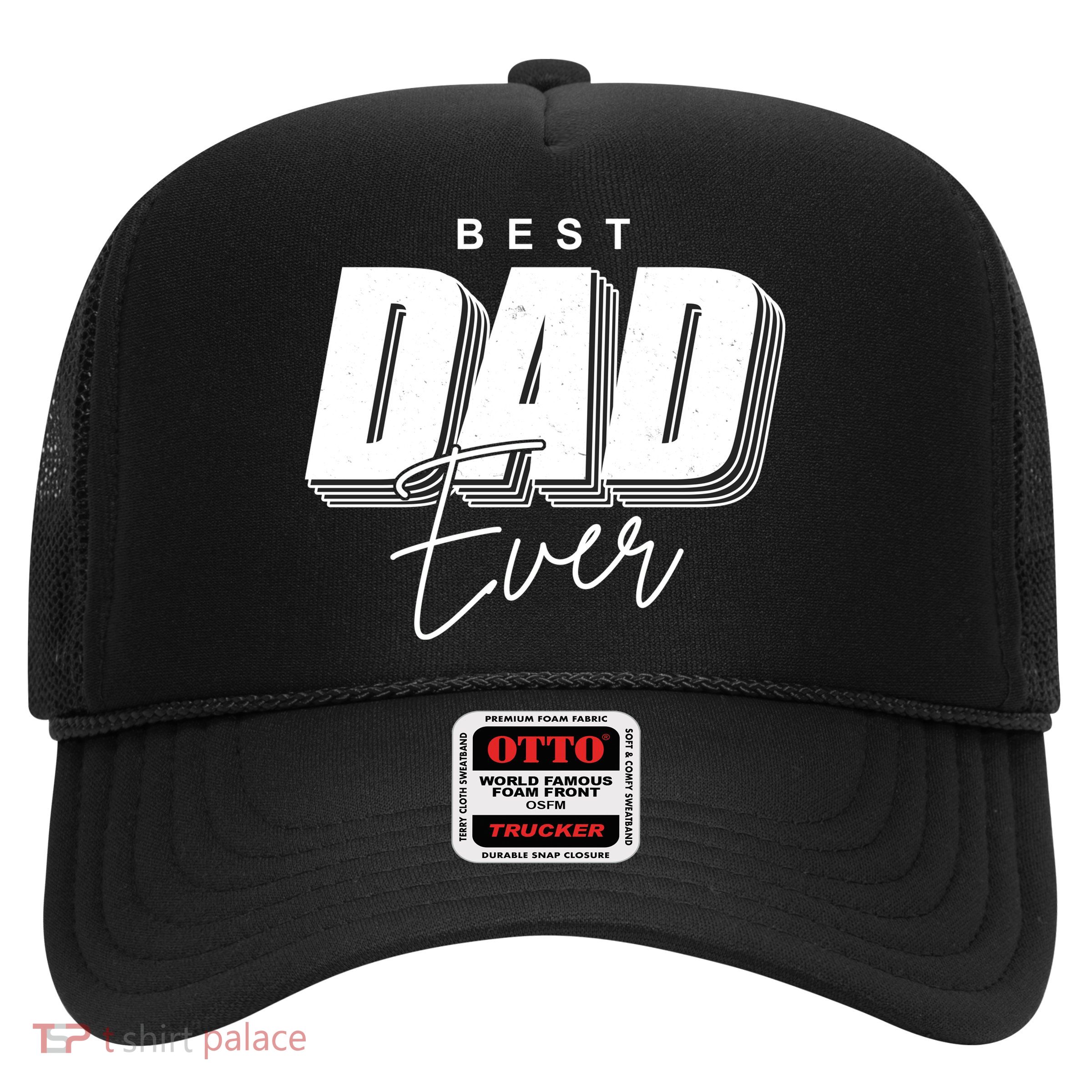 Best Dad Ever Retro Gift Trucker Hat