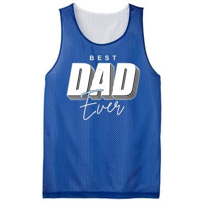 Best Dad Ever Retro Gift Mesh Reversible Basketball Jersey Tank