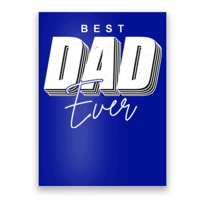 Best Dad Ever Retro Gift Poster