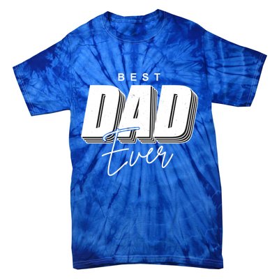 Best Dad Ever Retro Gift Tie-Dye T-Shirt