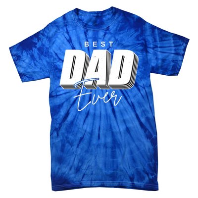 Best Dad Ever Retro Gift Tie-Dye T-Shirt