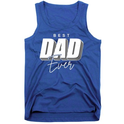 Best Dad Ever Retro Gift Tank Top