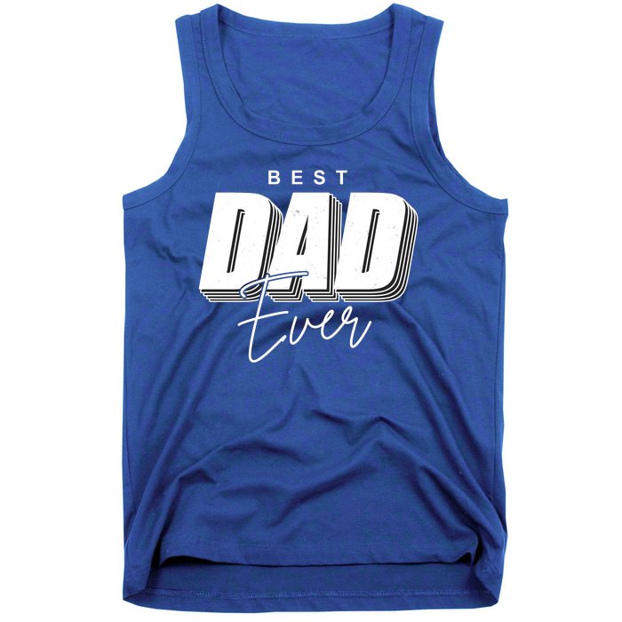 Best Dad Ever Retro Gift Tank Top