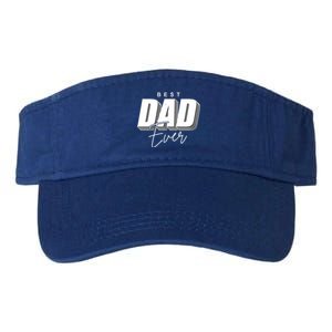 Best Dad Ever Retro Gift Valucap Bio-Washed Visor