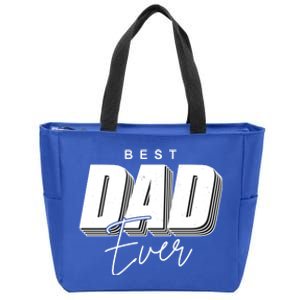 Best Dad Ever Retro Gift Zip Tote Bag