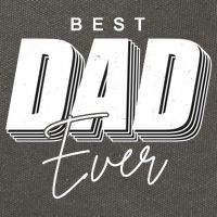 Best Dad Ever Retro Gift Cotton Canvas Backpack