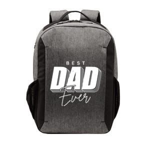 Best Dad Ever Retro Gift Vector Backpack