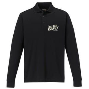 Big Dad Energy Tim Walz Waltz 2024 Performance Long Sleeve Polo