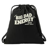 Big Dad Energy Tim Walz Waltz 2024 Drawstring Bag