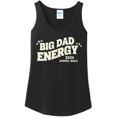 Big Dad Energy Tim Walz Waltz 2024 Ladies Essential Tank