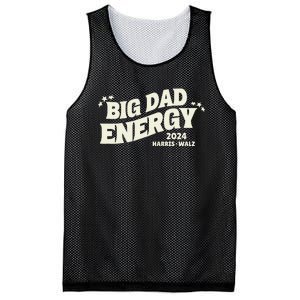 Big Dad Energy Tim Walz Waltz 2024 Mesh Reversible Basketball Jersey Tank