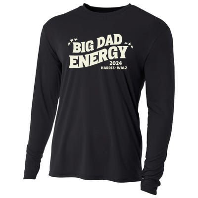 Big Dad Energy Tim Walz Waltz 2024 Cooling Performance Long Sleeve Crew