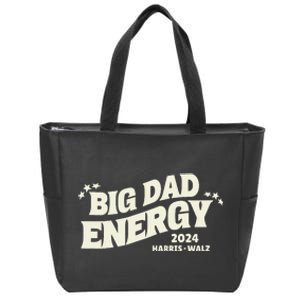 Big Dad Energy Tim Walz Waltz 2024 Zip Tote Bag