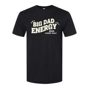 Big Dad Energy Tim Walz Waltz 2024 Softstyle CVC T-Shirt