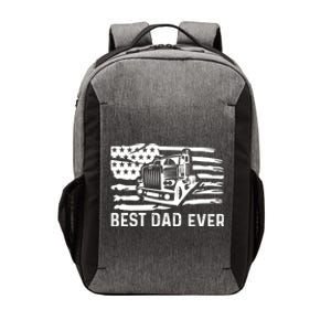 Best Dad Ever Flag Truck Dad Trucker Dad Best Trucking Dad Vector Backpack