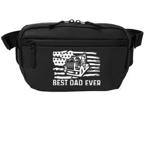 Best Dad Ever Flag Truck Dad Trucker Dad Best Trucking Dad Crossbody Pack