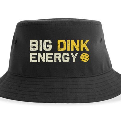 Big Dink Energy Pickleball Funny Dinking Pickle Ball Lover Sustainable Bucket Hat