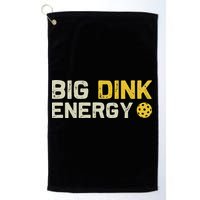 Big Dink Energy Pickleball Funny Dinking Pickle Ball Lover Golf Towel